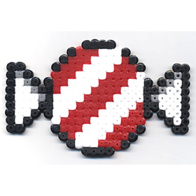 飴のアイロンビーズ図案