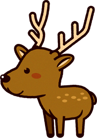 シカのイラスト/Deer