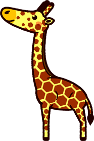 キリンのイラスト/Giraffe