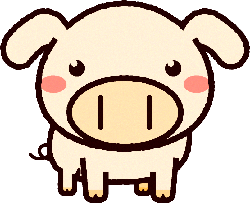 ブタのイラスト/Pig