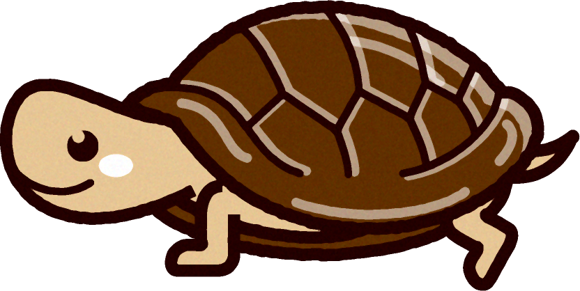 カメのイラスト/Turtle
