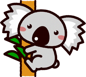 コアラのイラスト