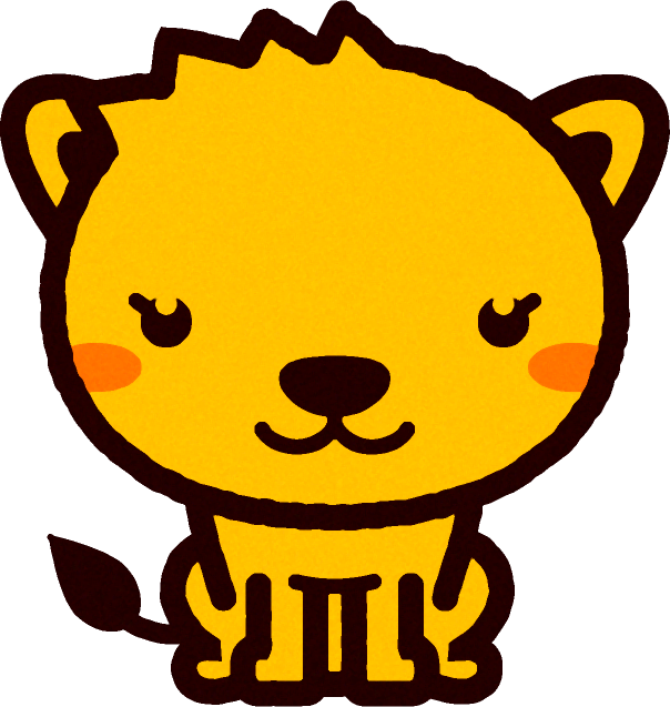 ライオンのイラスト/メス