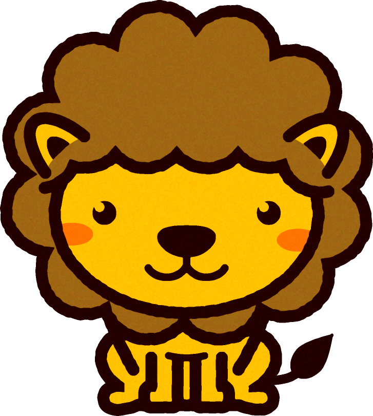 ライオンのイラスト/オス