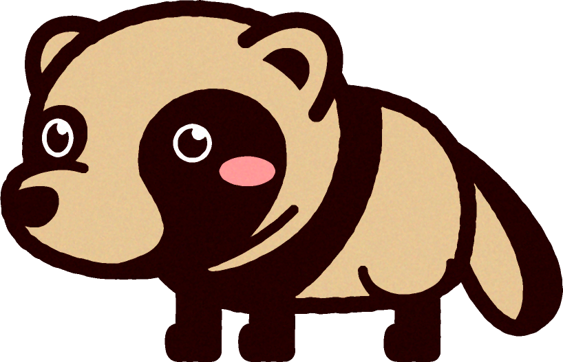 タヌキのイラスト