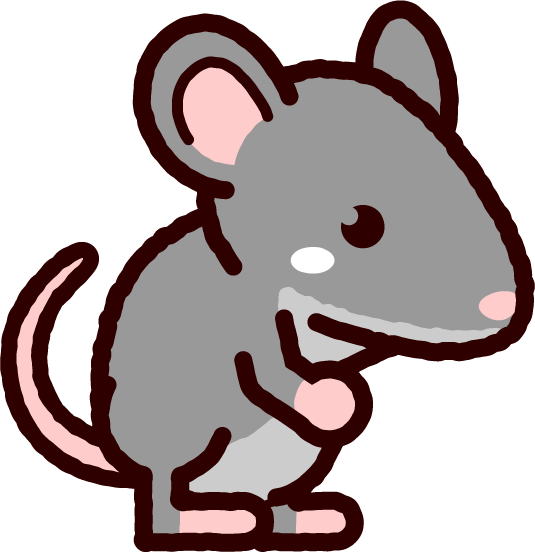 クマネズミのイラスト