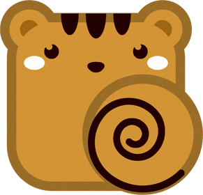 リスの動物ブロックイラスト