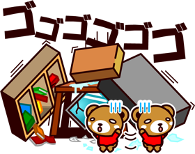 災害イラスト/混乱