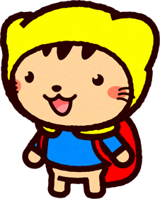 防災イラスト/ネコ2