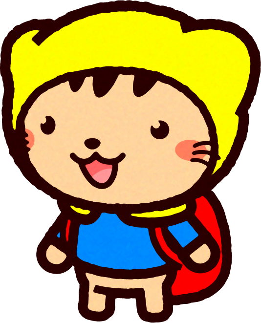 防災イラスト/ネコ2