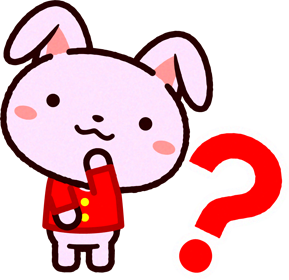 かわいいウサギのイラスト/？