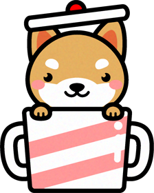 犬と鍋のイラスト