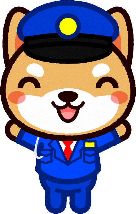 動物の警備員イラスト/シバイヌ