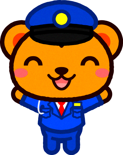 動物の警備員イラスト/リス