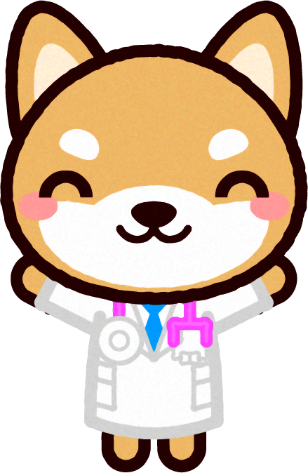 動物のお医者さんイラスト/シバイヌ
