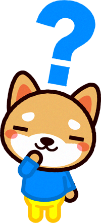 疑問の動物イラスト/シバイヌ