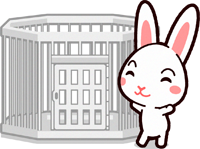 ウサギのイラスト/ゲージ