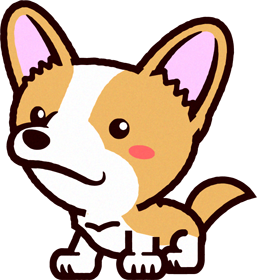 ウェルシュ・コーギーのイラスト