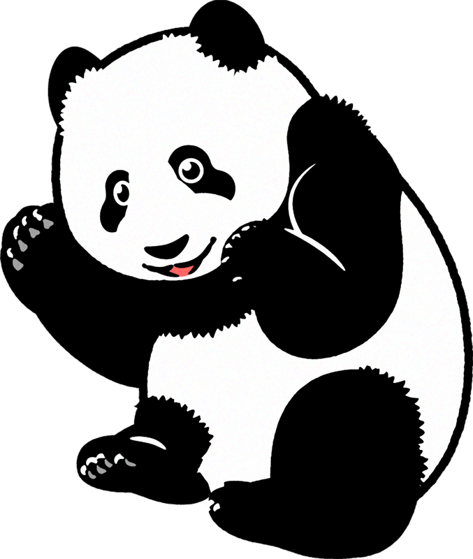 パンダのイラスト/子供2