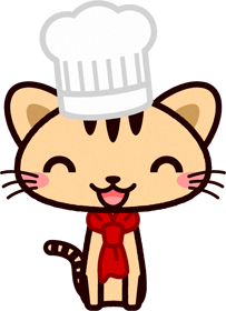 猫イラスト/料理