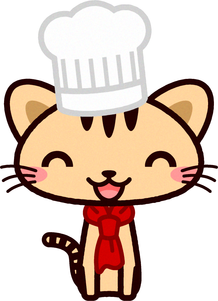 猫イラスト/料理