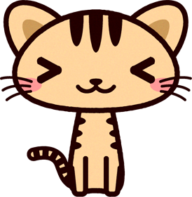 猫イラスト/感情が高ぶる