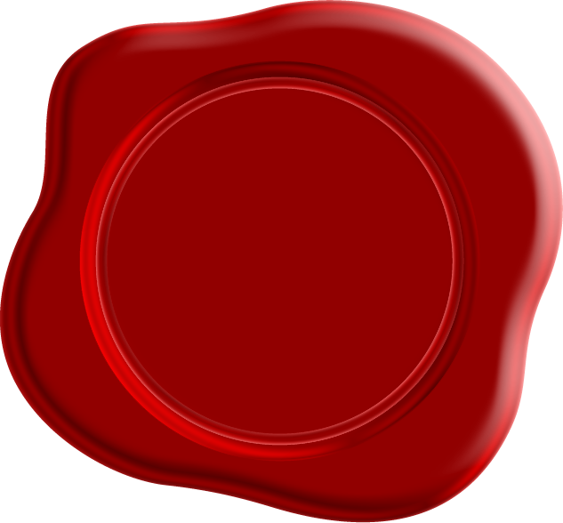 封蝋のイラスト/赤