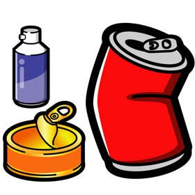 空き缶のイラスト