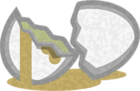 腐った卵イラスト