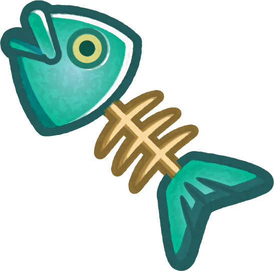 魚の骨イラスト