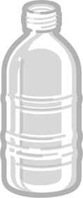 空のペットボトル350mlイラスト2