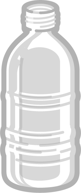 空のペットボトル350mlイラスト2