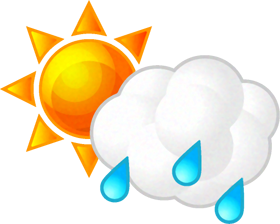 晴れ時々雨のイラスト