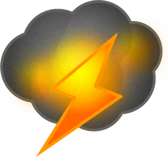 雷のイラスト