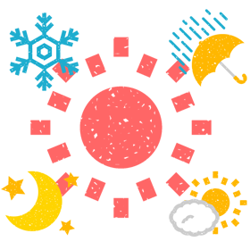 天気イラスト（シンプル）