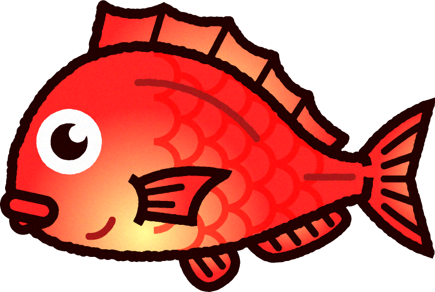 鯛のイラスト
