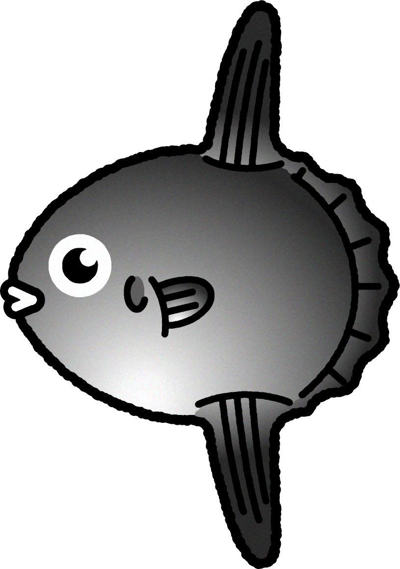 マンボウのイラスト