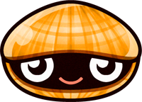 カツオのイラスト（少し細長い形）