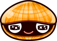 貝のイラスト/温かい視線