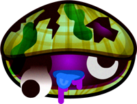 貝のイラスト/ゾンビ化