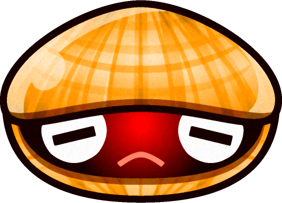 貝のイラスト/調子が悪い