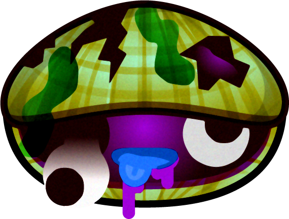 貝のイラスト/ゾンビ化