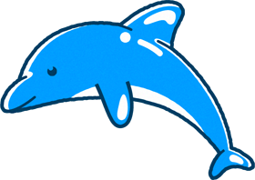イルカのイラスト
