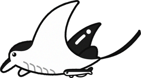 マンタのイラスト