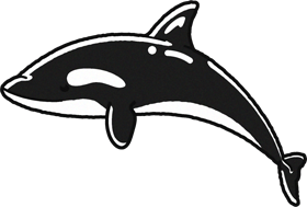 シャチのイラスト