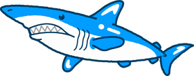 鮫のイラスト