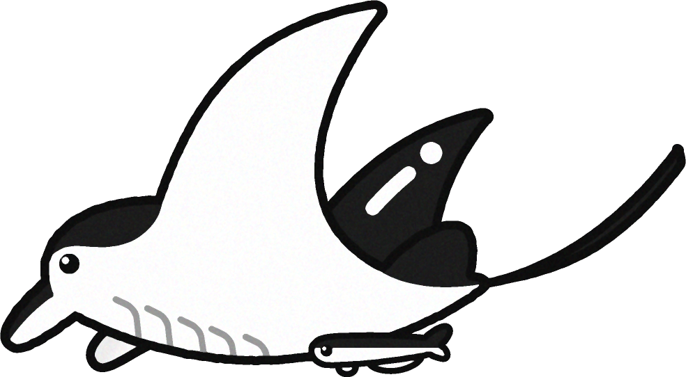 マンタのイラスト