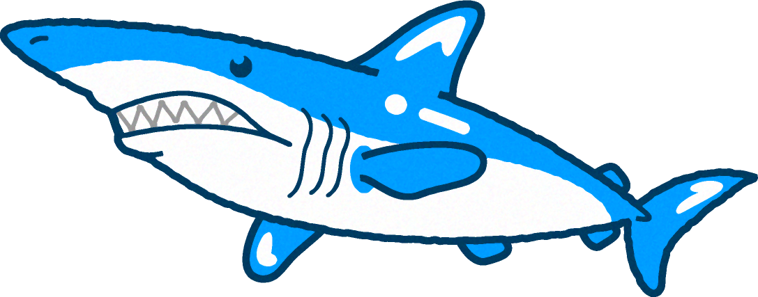 鮫のイラスト