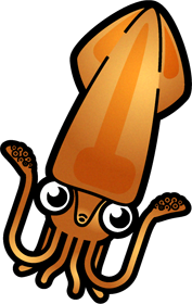 スルメイカのイラスト