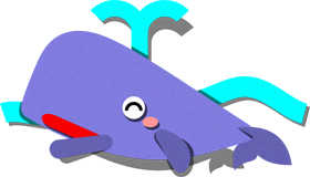 クジラのイラスト